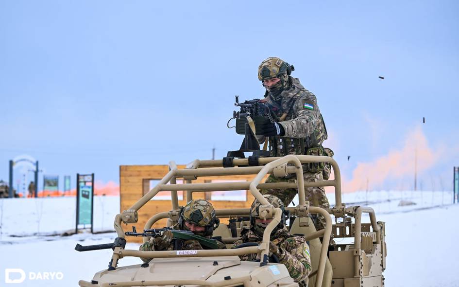 Чирчиқдаги Махсус операция кучлари полигонидан фоторепортаж